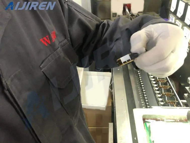 OEM sample vials 2ml screw vials with label manufacturer